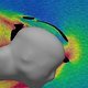 Mit CFD (Computational Fluid Dynamics) Berechnungen wurden die Luftflüsse im Helm berechnet und optimiert.