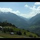 Blick vom kl. St. Bernard ins Tal Richtung Val-D´Isere zum Col de Iseran