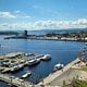 Oslo-Hafen, vom MunchMuseum gesehen