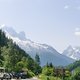 Erster Blick auf den Mt Blanc