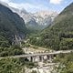 Blick auf das Kanaltal am Alpe Adria Radweg