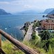 Blick aufs Hotel Sole und den Comer See Rezzonico