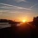 Sonnenuntergang über dem Rhein bei Godorf 27.11