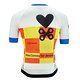 Neben dem einzigartigen Design, das nur auf Bestellung gefertigt wird, gibts hier ein Jersey aus 100 % Polyester mit dem Battenberg-Design.