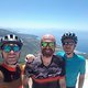 Drei sehr stolze kölsche Bikepacker auf dem Llogara-Pass (1.043 Meter) mit der albanischen Riviera unter ihnen.