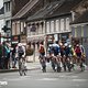 Kurz vorm Trouée d&#039;Arenberg verschärften Pogi und MvdP spürbar das Tempo, um zu den Ausreißern aufzuschließen