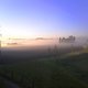 Die Ruhrwiesen frühmorgens im Winter