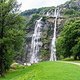 Acquafraggia Wasserfälle  im Valchiavenna Tal
