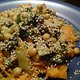 Mangold-Kichererbsen-Süßkartoffel-Matsche