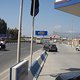 Malaga Autobahn mit Rad und Gepäck