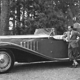 Jean Bugatti next to the Type 41 Royale Esders Roadster