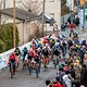Start der Männer Elite zur Deutschen Cyclo-Cross Meisterschaft in Luckenwalde 2022.