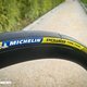 Der Michelin Power Time Trial soll der schnellste Reifen im Markt sein. Er erbt die bekannte 3x180 tpi Karkasse und besitzt keinen Pannenschutz zugunsten des Leichtlaufs.