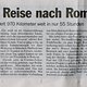Bericht &quot;Nonstop nach Rom&quot; in TZ (München)