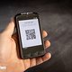 Diesen QR-Code muss man mit dem Smartphone scannen, um zu koppeln.