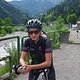 Eine hübsche junge Osttirolerin als Begleiterin  am Passo Duran, Friaul