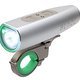 Zur Wahl stehen unterschiedliche Modi: 100 oder 300 Lumen Helligkeit, Dauerlicht/-laser und Intervall.