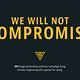 Image We will not compromise