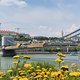 Kettenbrücke in Budapest, leider ist diese eingerüstet und gesperrt